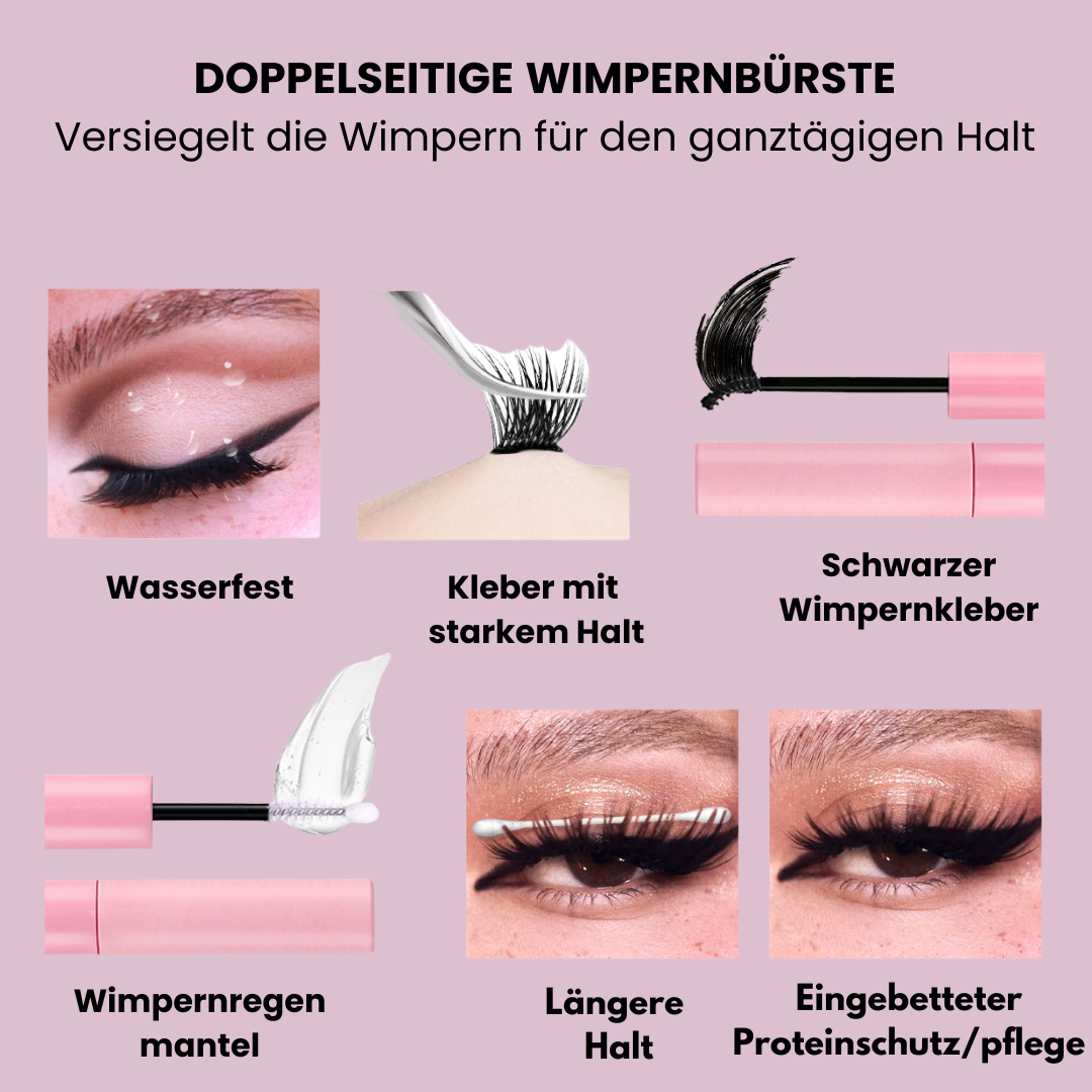 Groinneya Luxus Wimpern Wasserfestes Kit (8mm - 16mm)